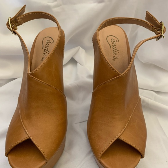 Candie’s Slingback Platform Heels - Picture 1 of 6